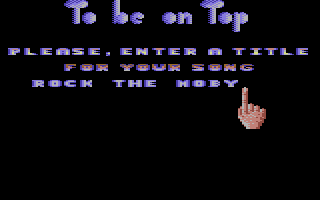 To Be On Top screenshot 5 for Commodore 64